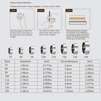 Smart Ring Health Tracker, Fitness Tracker Ring for Women Men, Monitoring of Pedometer, Spo2, Sleep Quality, Heart Rate, No Subscription Fee, Sport Rings for Ios & Android (Silver, 7)